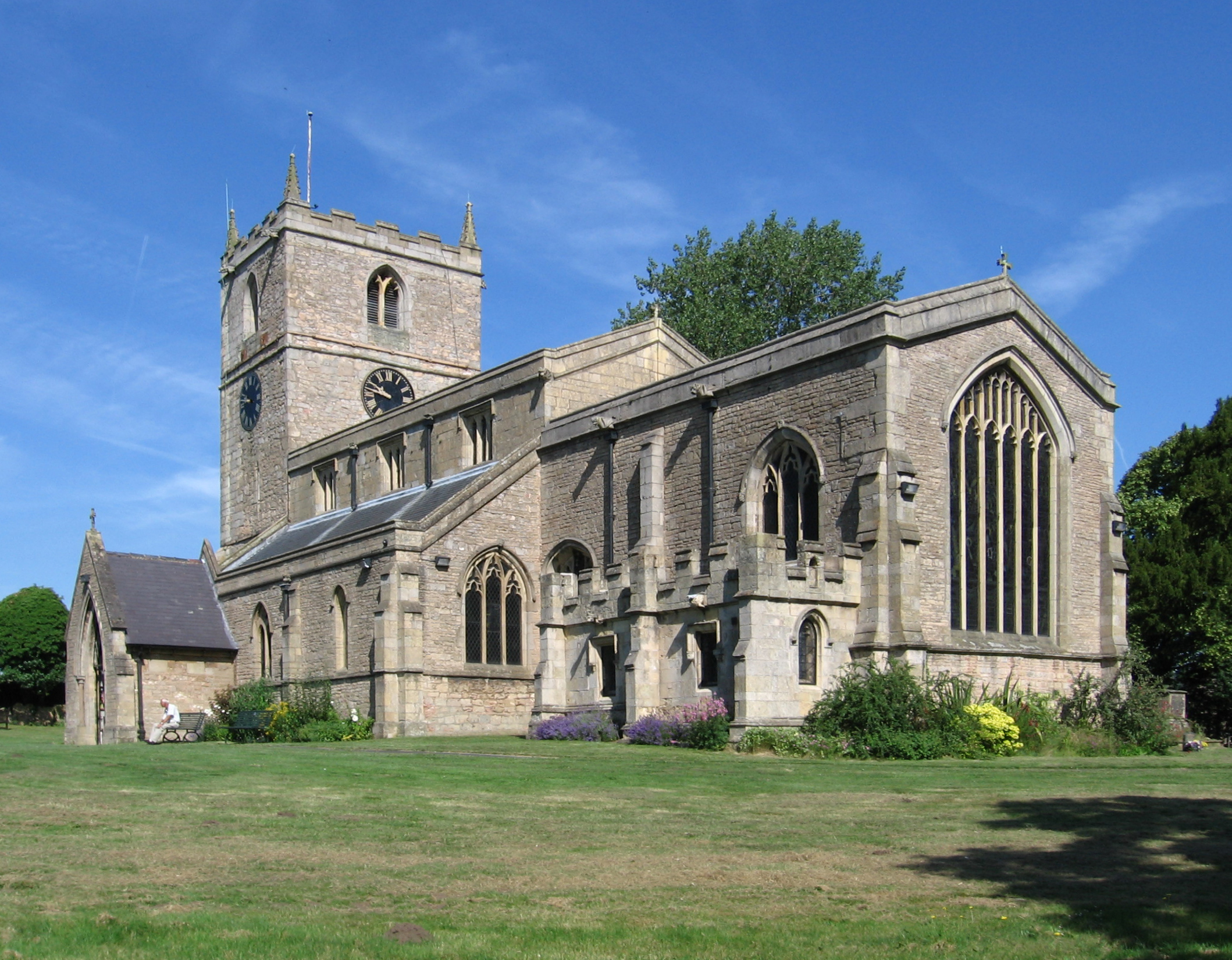 A picture of St Peter & St Pauls Church on a sunny day.